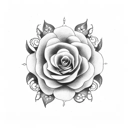 calli flower tattoo design idea