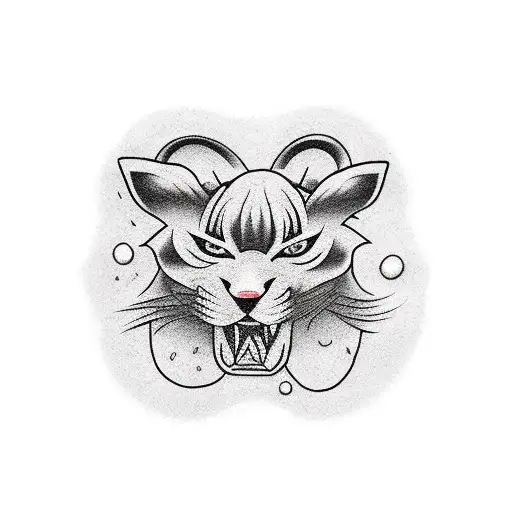 cheeto and brick tattoo design idea