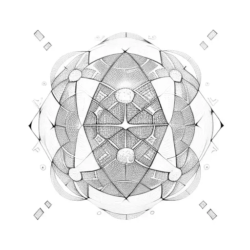 Dotwork tattoo of a soccer ball made up of intricate geometric patterns with the CFC logo at its center tattoo design idea