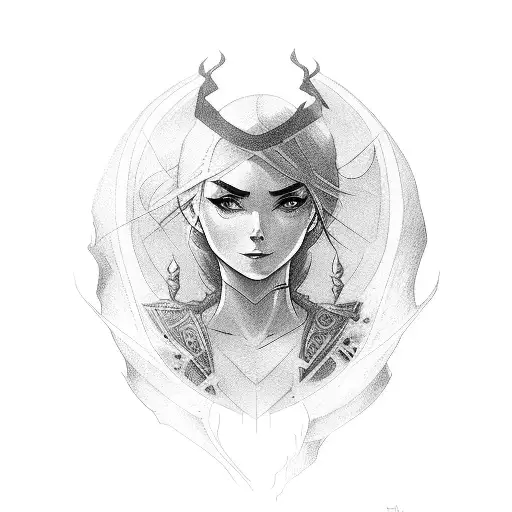 The mistborn cape tattoo design idea
