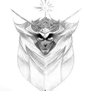 The mistborn cape tattoo design idea