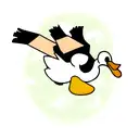 Duck tattoo design idea