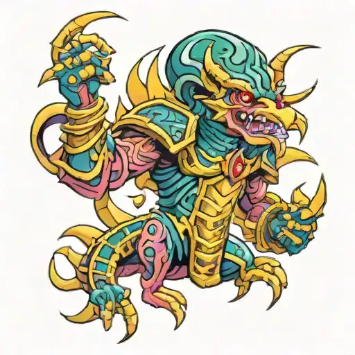 jinzo from yugioh tattoo design idea