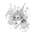 mr sparkle tattoo design idea