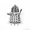 dalek tattoo design idea