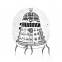 dalek tattoo design idea