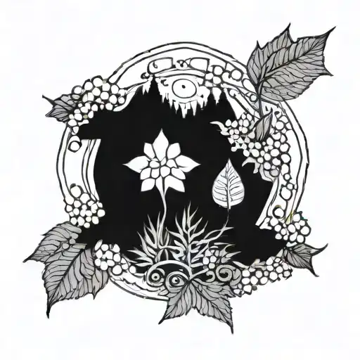 seed to sequioa tattoo design idea