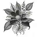 seed to sequioa tattoo design idea
