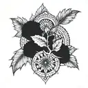 seed to sequioa tattoo design idea