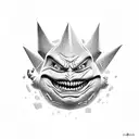 Gengar con sombras  tattoo design idea