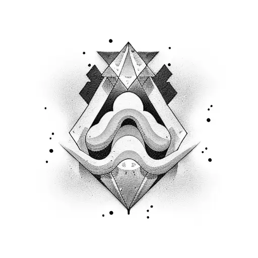 chest bar echolocation tattoo tattoo design idea