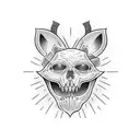 chest bar echolocation tattoo tattoo design idea