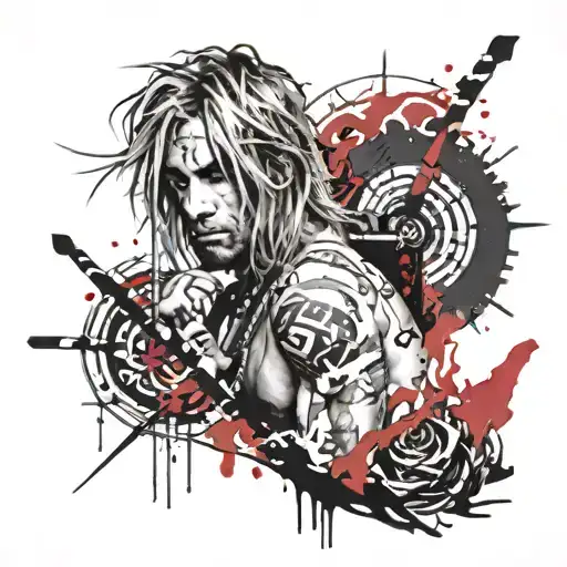 Nirvana inspired tattoo tattoo design idea