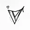 Luck tattoo design idea