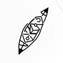 Luck tattoo design idea