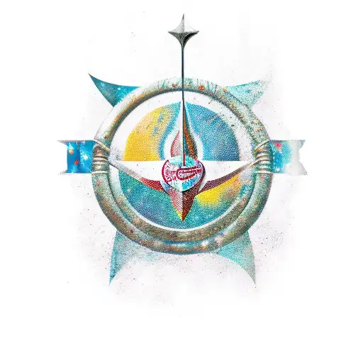 Arab knight tattoo design idea