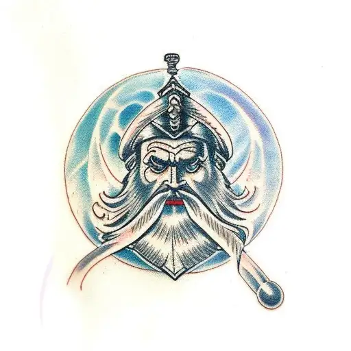 odin tattoo design idea