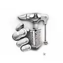 hammer, nails, wrenches  tattoo design idea