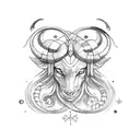 Byzantine codices capricorn aires leo cancer scorpio zodiac symbols tattoo design idea