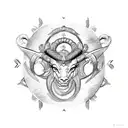 Byzantine codices capricorn aires leo cancer scorpio zodiac symbols tattoo design idea