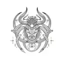 Byzantine codices capricorn aires leo cancer scorpio zodiac symbols tattoo design idea