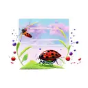  firefly and ladybug tattoo design idea