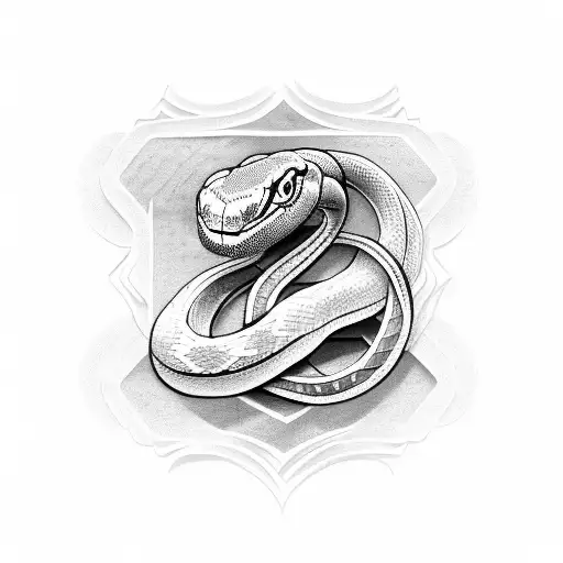 snake in honor of Kobe Bryant  tattoo design idea