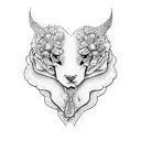 broken heart tattoo design idea