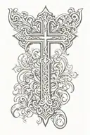 Cross tattoo tattoo design idea