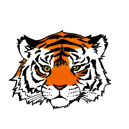 Tiger tattoo design idea