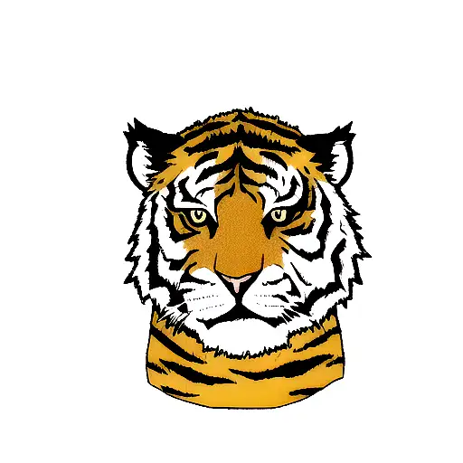 Tiger tattoo design idea