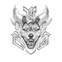 Tyr runic tattoo tattoo design idea