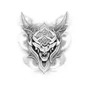 Tyr runic tattoo tattoo design idea