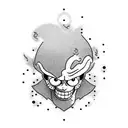 Japan light one piece  tattoo design idea