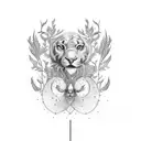 family with they're birthday's 01/12 tattoo design idea