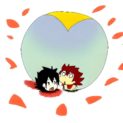 Calcifer falling in love scene tattoo design idea