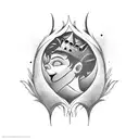 peter pan as a vampire tattoo design idea