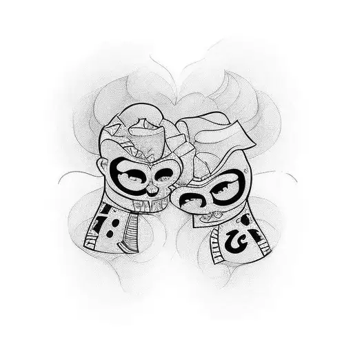  It should show me 2 halves. One part of me is family (husband, two sons, black ca tattoo design idea