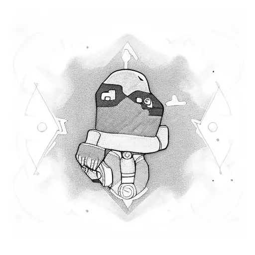 One part of me is family (husband, two sons, black ca tattoo design idea