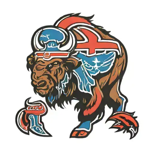 Buffalo Bills Logo tattoo design idea