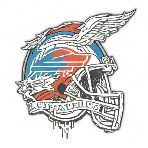 Buffalo Bills Logo tattoo design idea