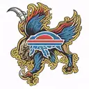 Buffalo Bills Logo on helmat   tattoo design idea