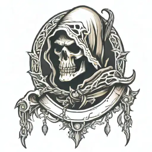reaper hangman tattoo design idea