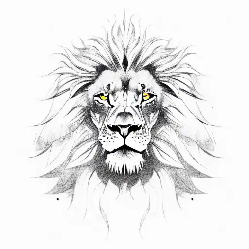 Flash Disposable Temporary Adhesive Tattoo Lion Head Africa Gift Party  Vacation | eBay