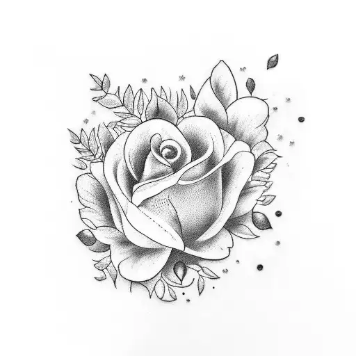 peux-tu me générer un tatouage qui met à l'honneur ma fille Elena, née le 09 février 2018, et mon fils Léo, né le 28 jui tattoo design idea