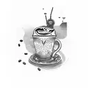 barista tattoo design idea