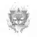 barista tattoo design idea