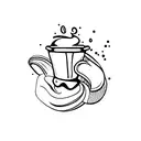 espresso tattoo design idea