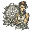 endurance = character tattoo design idea
