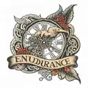 endurance = character tattoo design idea